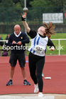 Women and Girls shot putt, 2021 North Eastern Track and Field Champs., Middesbrough. Photo: David T. Hewitson/Sports for All Pics